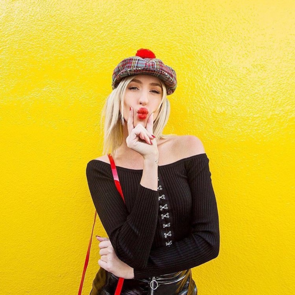 Cotton Candy LA black long sleeve